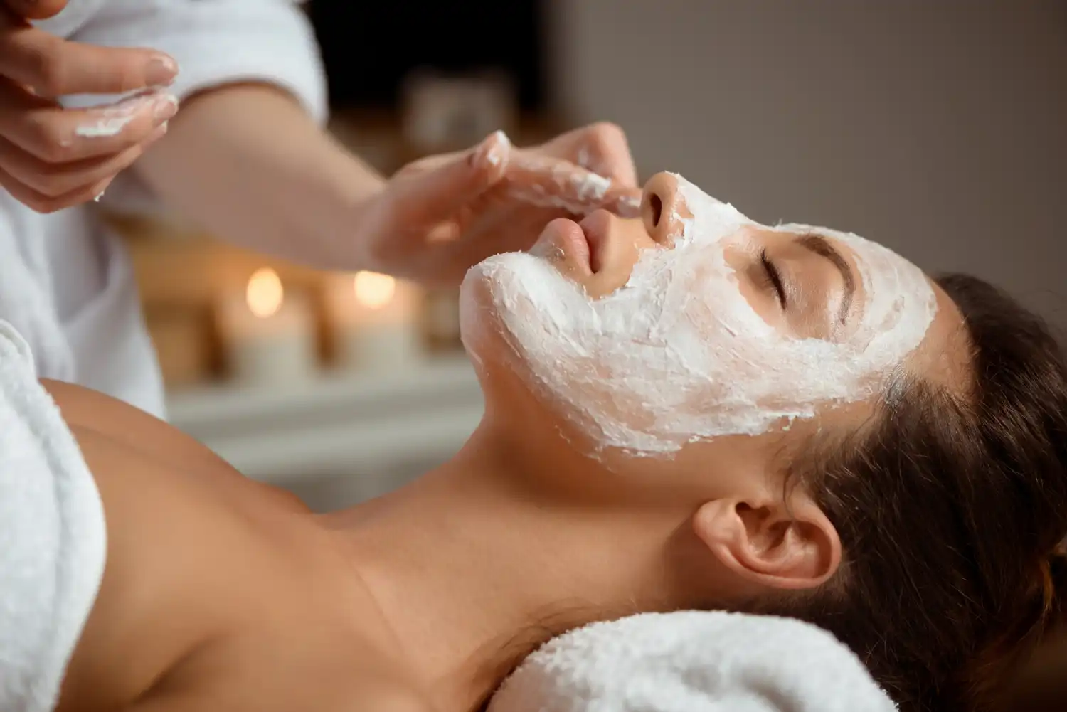 Organic facial care treatment at Brooklyn Brows NYC