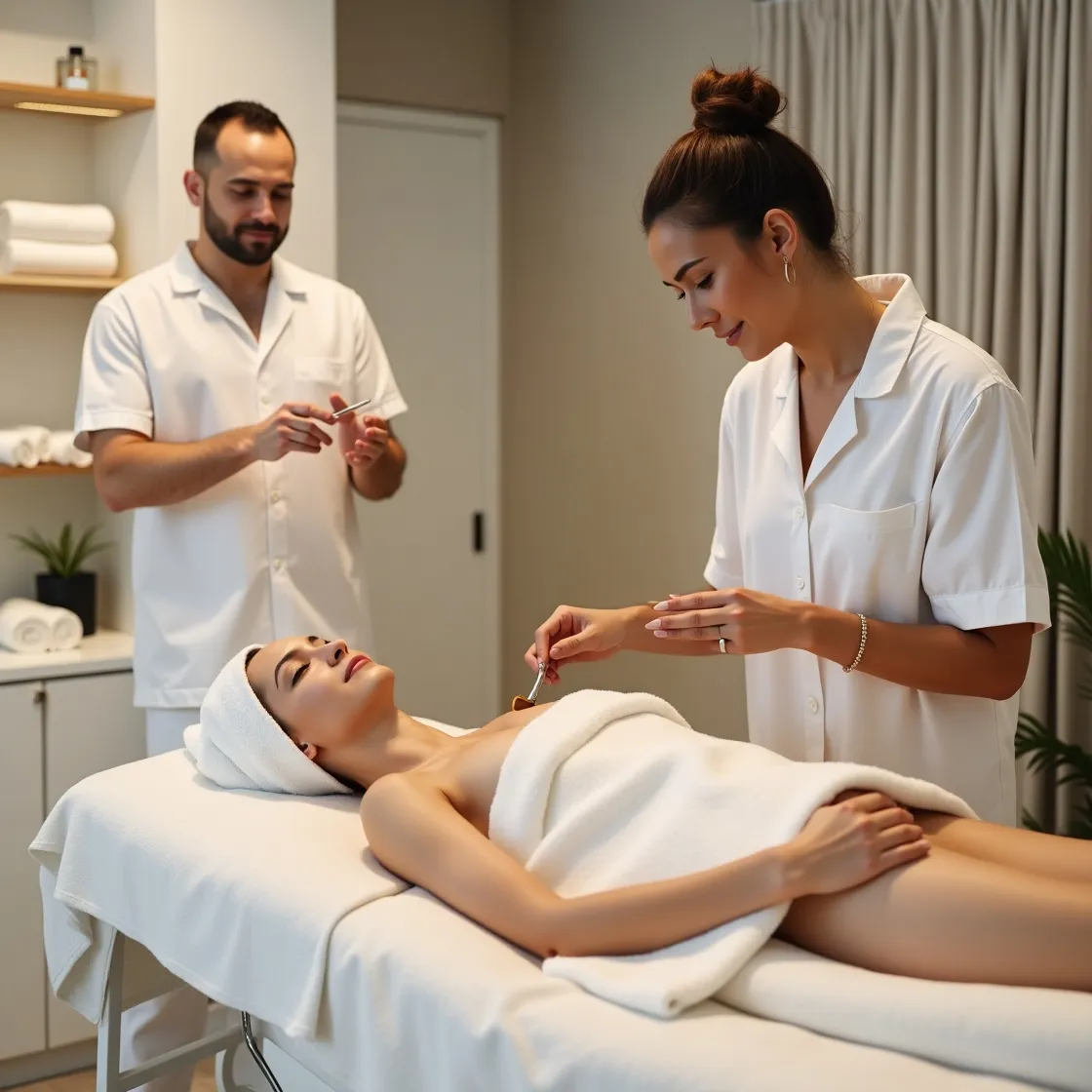 Professional beauty services at Brooklyn Brows featuring bikini waxing treatments.